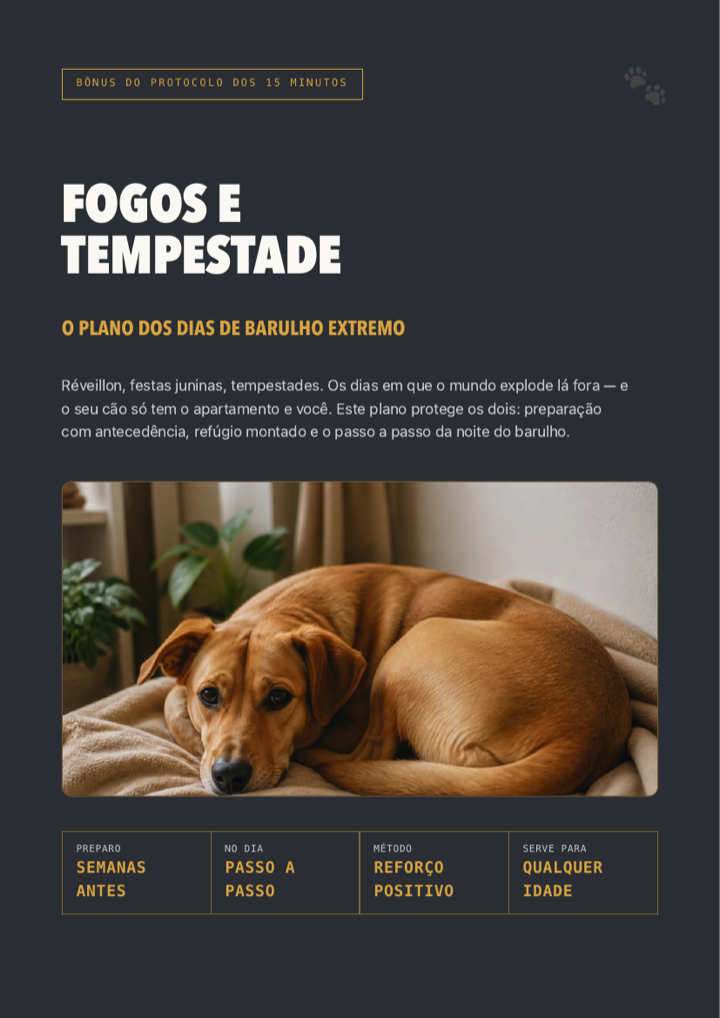 Capa do bônus Protocolo Fogos e Tempestade